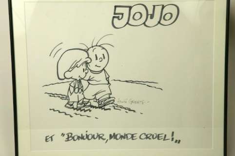 Geerts | Illustration au feutre représentant Jojo et Petit… | Banque Dessinée