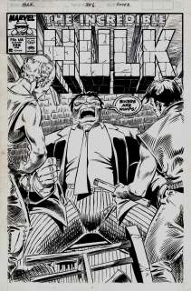 Bob McLeod Jeff Purves - Incredible hulk #356 cover (1989)