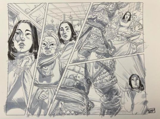 ORIGINAL POUR "NEIGE DE SANG" PAR JEF - P. 63 B | Pulp’s