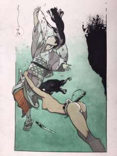 Michetz, Marc | Michetz, Marc - Dessin original couleur -Â Kogaratsu - Duel mortel - (2021) | Catawiki