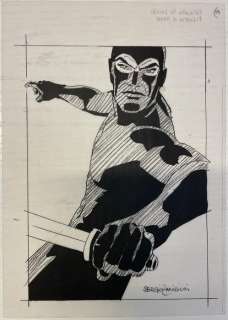 Sergio Zaniboni | Diabolik - Esecutivo per progetto tele Mycrom - Page volante - Exemplaire unique | Catawiki