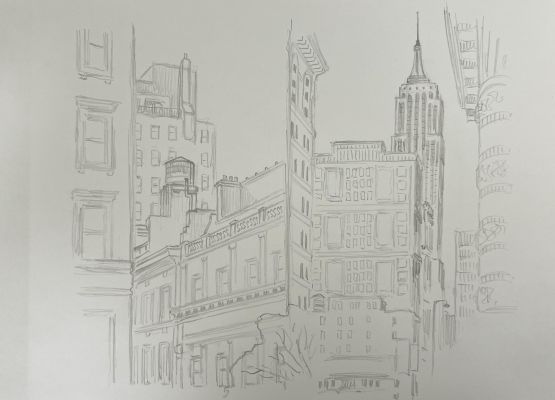DESSIN ORIGINAL DE CYRIL BONIN POUR "LA POURSUITE DU BONHEUR" - VISUEL N°2 | Pulp’s
