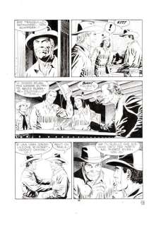 Fabio Civitelli | Tex n. 477 - Fabio Civitelli - Tavola Originale "Sfida selvaggia" - Page volante - Exemplaire unique - (2000) | Catawiki