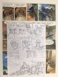 Hermann | Hermann - Planche originale crayonnée - Duke T.4 - La Dernière fois que j’ai prié - (2020) | Catawiki