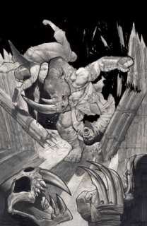 Simon Bisley Original Comic Art - Full Cirkle 2 Convention Cover | Reed Comics