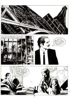 Corrado Roi | Martin Mystère n. 89 - Corrado Roi 3x Tavola Originale "il segreto dei Templari" - Page volante - Exemplaire unique - (1989) | Catawiki