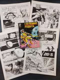 Luigi Corteggi | Luigi Corteggi - L’ Astronave Perduta - Page volante - Exemplaire unique - (1980) | Catawiki