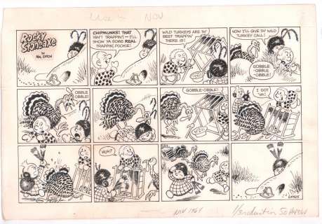 Mal Eaton - Rocky Stoneaxe Sunday Strip #64425 - November 1964