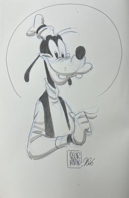 ARTBOOK DISNEY - DÉDICACÉ PAR OSCAR MARTIN : DINGO N°3 | Pulp’s