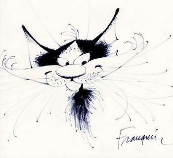 Gaston. Illustration originale Chat | BDEnchères