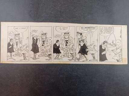 Fagarazzi/Castelli | Fagarazzi/Castelli - Zio Boris - Page volante - Exemplaire unique | Catawiki