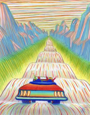 Lorenzo Mattotti - Cover for The New Yorker: Adventures Ahead, 2022