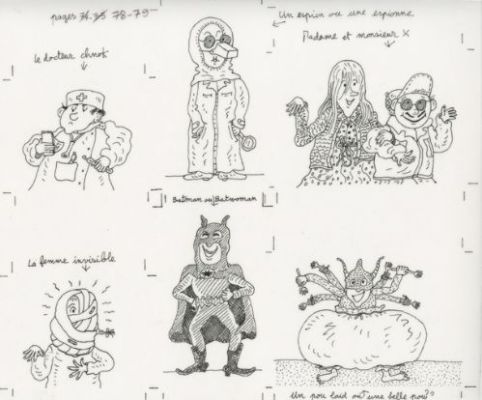 Bernadette Després | Tom-Tom et Nana, Illustrations Classeur Zinzin page 78-79 | Galerie 9ème Art