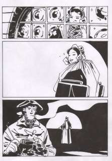 Le Floc‘h (Bruno) - Une après-midi d‘été, planche au feutre de …