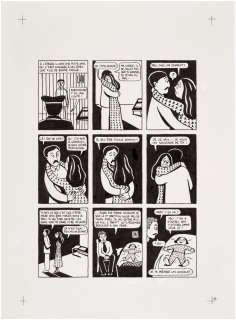 Marjane Satrapi | Persepolis (Original Book Art, page 56) | Sotheby’s