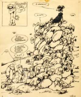 F’murr | Â«Le Génie des AlpagesÂ» Encre de Chine pour la dernière planche d’un | Tessier Sarrou