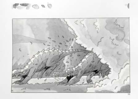 Cristina Durán / Miguel a. Giner | Dibujo Original Miguel Ángel Giner, Robot Inocente Pag 39 | Yojimbo Cómics