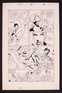 Yanick Paquette, Mark Lipka - Original Art from Codename: Knockout #12 (2002), Page 12 Pencils by Yanick Paquette, Inks by Mark Lipka