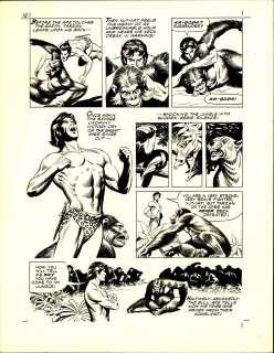 Manning - TARZAN AND THE BEAST MASTER, Pg. 12 NO RESERVE! | Russ Cochran