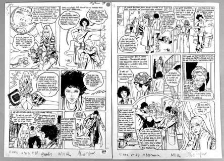 Gigi, Robert  (1926-2007) | GIGI, Robert   GIGI, Robert  Ensemble de 2 planches se suivant… | Estim Nation