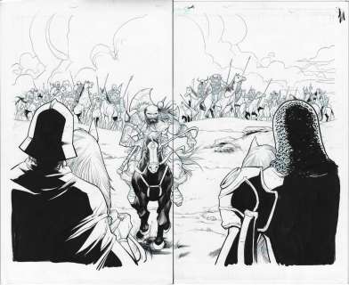 Cliff Rathburn Giuseppe Camuncoli | Green Valley Issue 01 Page 04 & 05 | Splash Page