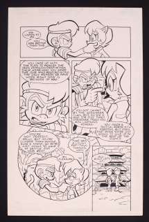 Original Art from Sonic Universe #13 (2010), Page 10 Pencils by Tracy Yardley, Inks by Jim Amash | mycomicshop.com