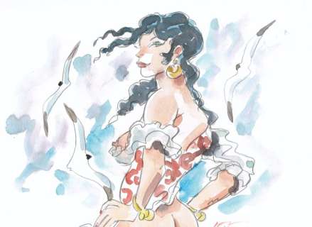 Lele Vianello | Lele Vianello XVII/XX - Acquerello originale di Lele Vianello con scatola - Cartonné - EO - (2013) | Catawiki