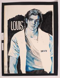 Original Art from Queen of the Damned #11 (1993) Louis Pin-Up by OJ Cariello | mycomicshop.com