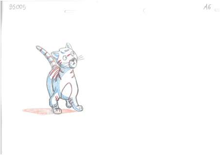 Grafimated Cartoon | CINEMA ANIMAZIONE LA GABBIANELLA E IL GATTO - ILLUSTRAZIONE BY GRAFIMATED CARTOON - cm 35x29 | Catawiki