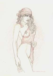 Adriano de Vincentiis | Adriano De Vincentiis - original artwork "ELEKTRA 1 di 3" - Page volante (2020) | Catawiki