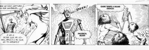 Romero, Enric Badia | Enric Badia Romero - Original strip - Axa - Size: 50,5 x 18 cm. - (1984) | Catawiki