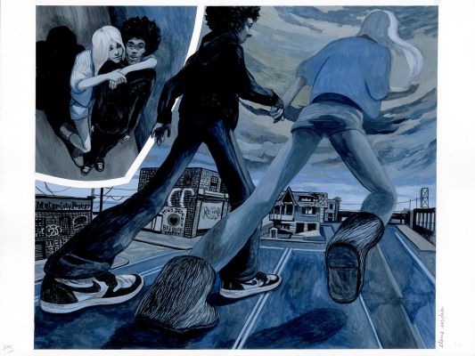 Elene Usdin | Detroit Roma – Planche originale 139 | Galerie Barbier