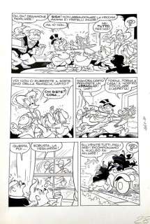 Romano Scarpa | Topolino n. 1061 - Romano Scarpa - Tavola originale - Page volante - (1976) | Catawiki