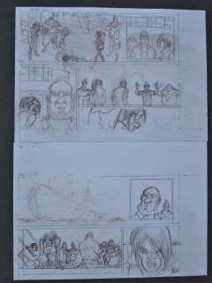 Charel Cambré | Cambré, Charel - Amoras 4 - Originele pagina in potlood met steunkleur (p.13) - " Lambik " - Page volante - (2014) | Catawiki