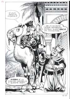 Magnus (Roberto Raviola) | La Compagnia della Forca n. 17 - Magnus - Tavola Originale "I Due Genii Siamesi" - Page volante - Exemplaire unique - (1978) | Catawiki