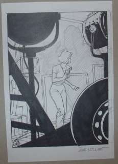 Berthet, Philippe | Berthet, Philippe - Dessin original - Projet de couverture - Pin-Up T10 - Le Dossier Alfred H - (2011) | Catawiki