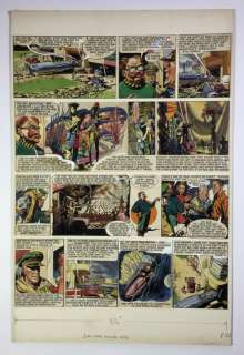 Hampson, Frank | original page (p. 33a)  - The Red Moon Mistery  - Dan Dare  - (1950s) | Catawiki