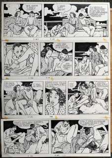 Manara, Milo | Manara, Milo - Planche originale - Giuseppe Bergman T3 - Rêver, peut-être - (1989) | Catawiki