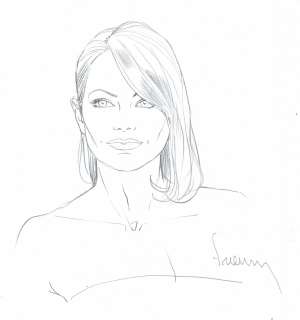 Philippe Francq | Largo Winch, dessin original à la mine de plomb. | Septimus