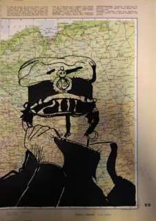 Andrea Boriani | Andrea Boriani Andrea Boriani - cartina del 1961 hand painted 39 x 27 cm | Catawiki