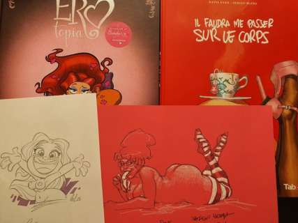 Bleda Sergio , Percoco Davide | 2 BD érotiques avec 2 dédicaces - Bleda et Percoco - EO | Catawiki