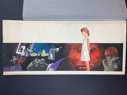 Karel Thole | Karel Thole - L’ Esorcista - Originale di copertina - Page volante - Exemplaire unique - (1974) | Catawiki