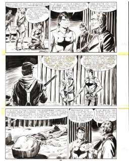 Gallieno Ferri - | Gallieno Ferri - Tavola Originale - Zagor n. 289 "La collina sacra" - (1989) | Catawiki