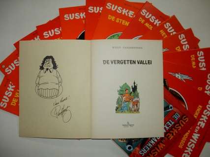 Willy Vandersteen / Paul Geerts + Studio | Suske en Wiske - 15 reclame-albums - Met 15 opdrachttekeningen door Paul Geerts - Broché - EO - (1989/2009) | Catawiki