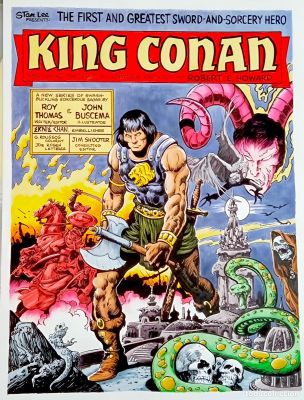 CONAN REY -JOHN BUSCEMA RECREACION ARTE ORIGINAL RAUL GOODMAN | todocoleccion (Buy It Now)