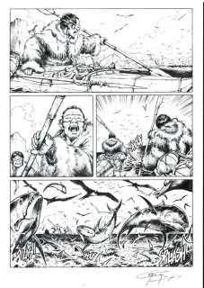 Gianluigi Gregorini - | Gianluigi Gregorini - Tavola Originale - Dragonero n. 52 "Silenzio bianco" - (2017) | Catawiki