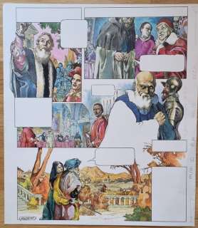 Gaudenzi Giacinto | Gaudenzi Giacinto - illustrazione originale "Galileo Galilei - Eppur si muove " | Catawiki