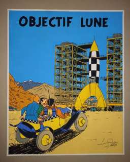 Di Matteo, Leonardo | Di Matteo, Leonardo - Dessin original couleur - Hommage Ã  Hergé et Franquin | Catawiki