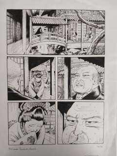 Andrea Accardi - Andrea Accardi - tavola originale "I fiori del massacro"