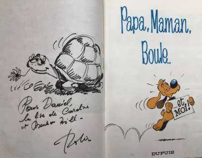 Roba | Boule & Bill T8 - Papa, Maman, Boule... et moi ! + dédicace - C - EO - (1972) | Catawiki